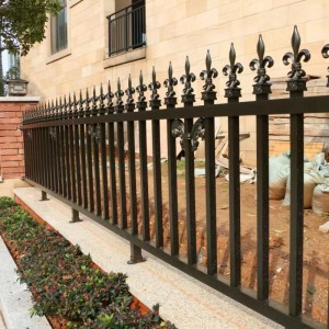 OEM Manufacturer 3d Panel Fence - Spear top steel tubular garrison fence – ZN