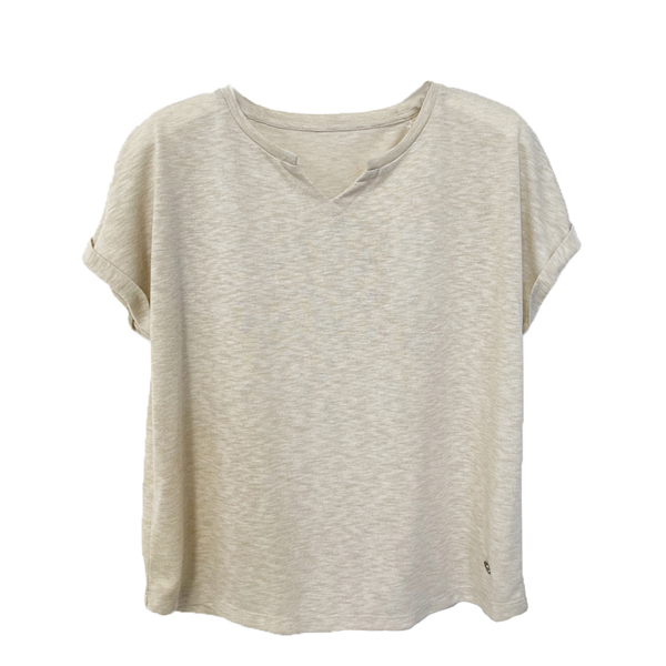 Wholesale OEM Spring Summer Lady’s Knitted Viscose Tee Shirt
