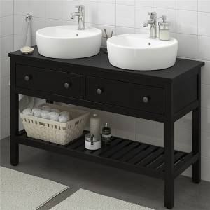 Open Single And Double Drawer Washbasin Cabinet