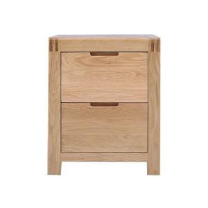 Double Drawer Bedside Cabinet