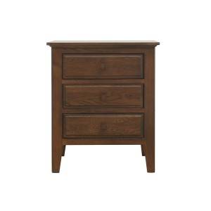 Three-Pull Bedside Cabinet