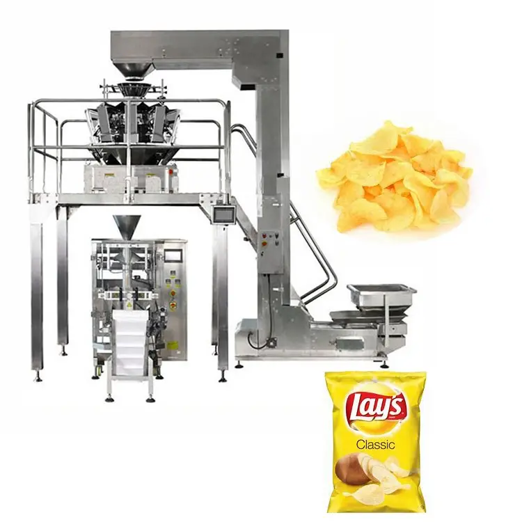 China Automatic multi-function ensacheuse chips /potato chip food ...