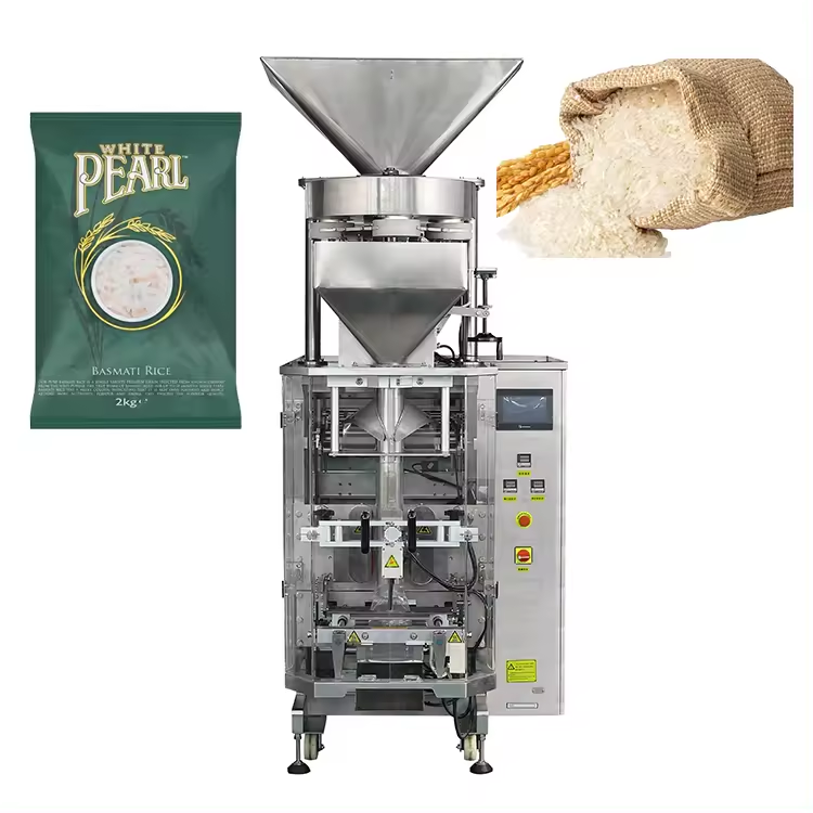 Automatic Volumetric Cup 1lbs 2lbs Seeds Pearl Rice Filling Packaging Machine vffs Pillow bag Packing Machine