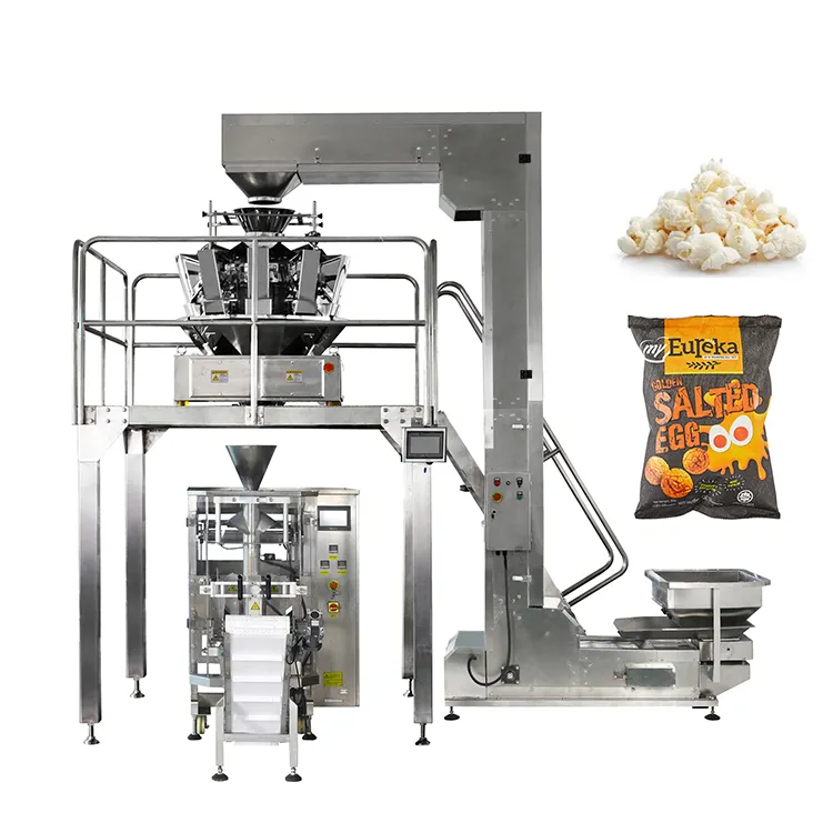 Multi-function industrial popcorn packaging machines food packing machine