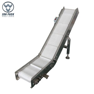 Famous Best Inclined Cleated Belt Conveyor Pricelist - Small Belt Take-off Conveyor For Packing Machine – Zon Packaging