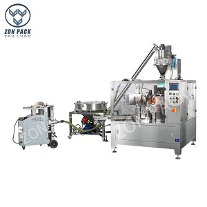 Famous Best Chip Packaging Machine Products - ZH-BG Rotary Packing Machine with Auger Filler – Zon Packaging