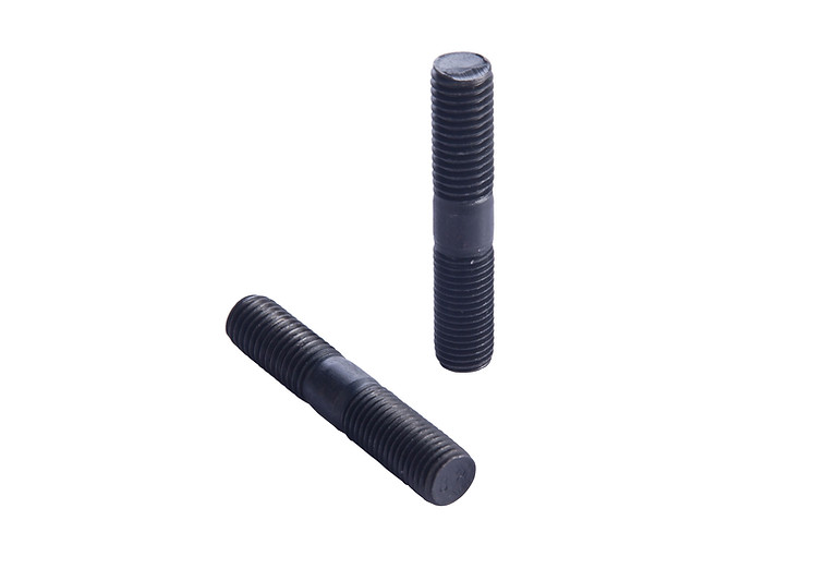 Wholesale Price Round Head Bolt - Black steel structure galvanized stud bolts  – Zonolezer