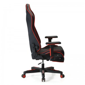 HAPPYGAME Gaming Chair with Light on The Back and with Bluetooth Vibrator
