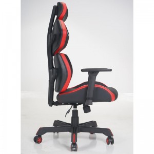 HAPPYGAME Gaming Chair With Crocodile-Style Backrest And 360°-Swivel Seat