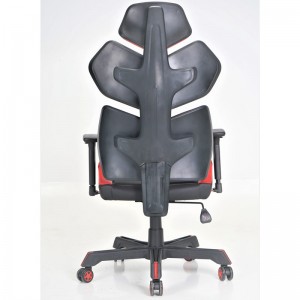 HAPPYGAME Gaming Chair With Crocodile-Style Backrest And 360°-Swivel Seat