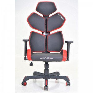 China wholesale Leather Computer Chair Company - HAPPYGAME Gaming Chair With Crocodile-Style Backrest And 360°-Swivel Seat – Onsun