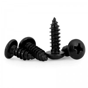 304 I-Stainless Steel Black Pan Head Self Tapping Screw