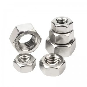 304 Din934 Din Hexagon Nut Manufacturerm2-m30 Wuce 5-15 Kwanaki M2-m30 Bakin Karfe Haɗe-haɗe Hex Nut