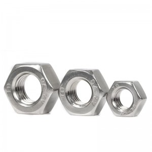 304 Din934 Din Hexagon Nut Manufacturrm2-m30 निष्क्रिय 5-15 दिवस M2-m30 स्टेनलेस स्टील कपलिंग हेक्स नट