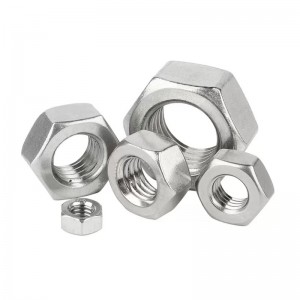 Stainless Steel 304/316 DIN 934 A2-70 A4-70 Hex Nut with Metric and Inch Hex Nut