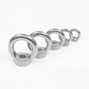 304 Stainless Steel DIN582 Ring Shape Eye Nut Ring Hardware Eye nut