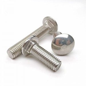 Stainless Steel Carriage Bolt DIN603 Domed Heads na May Square Neck Bolt