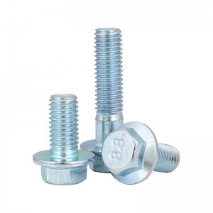 High Strength Carbon Steel Grade 4.8/8.8/10.9/12.9 ZINC Flange Carriage Bolts with Flange nut