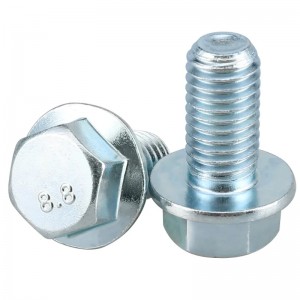 High Strength Carbon Steel Grade 4.8/8.8/10.9/12.9 ZINC Flange Carriage Bolts with Flange nut