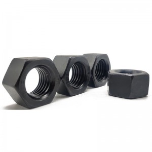 Vasega 10.9 Carbon Steel Black Hex Nut