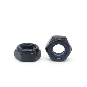 Grade 4.8 Black Carbon Steel Lock Nut