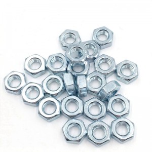 Ọkwa 4.8 Carbon Steel Zinc Plated Hex Nut