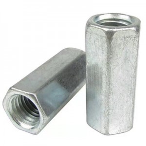 Grade 4.8 Zinc Plated Carbon Steel Hex Long Nut