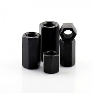 Ibanga 8.8 Black Carbon Steel Hex Long Nut