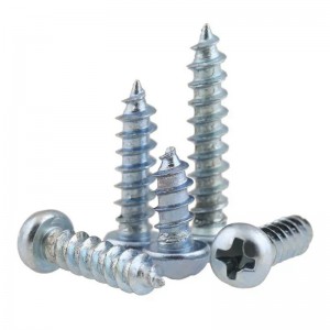 Sink Plated Carbon Steel Pan Head Self Tapping Screw