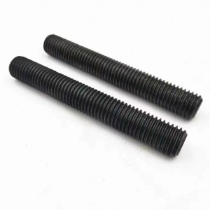 Carbon Steel Black Oxide Black Phosphated Grade 10.9 Stud Bolt Thread Rod