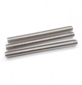 Wholesale Price Stainless Steel DIN975/6 SS304 SS316 Threaded Rods Thread Bar Stud Bolt