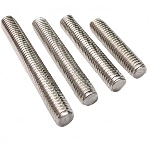 Wholesale Price Stainless Steel DIN975/6 SS304 SS316 Threaded Rods Thread Bar Stud Bolt