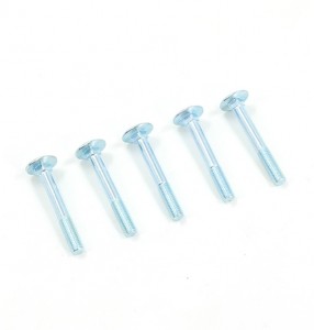 Factory Carriage Bolts DIN603 Galvanized Carbon Steel Square Neck Carriage Bolt