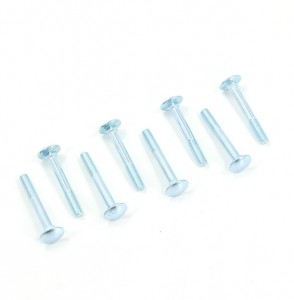 Factory Carriage Bolts DIN603 Galvanized Carbon Steel Square Neck Carriage Bolt