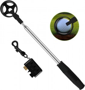 Golf Ball Retriever Aluminum Alloy Telescopic Pickup Retriever for Scoop Grabber