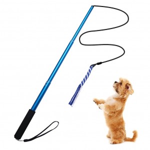 China wholesale Portable Extendable on Handle Retractable dog toy pole