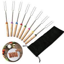 Customizable Size Length High Quality 304 Stainless Steel Telescopic Pole BBQ Fork