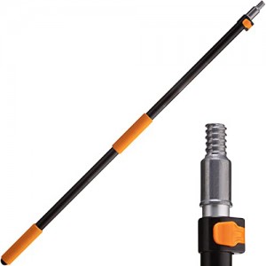 Light weight Sturdy Aluminum 7-18 Ft Telescopic Paint Roller Extension Pole with Standard Threading Twist-on Metal Tip