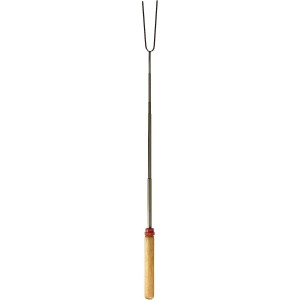 Custom wholesale stainless steel telescoping Pole handle BBQ fork