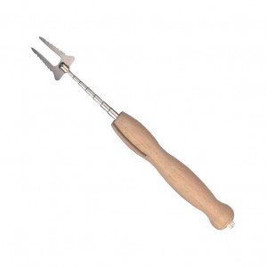 OEM Custom wholesale stainless steel telescopic handle barbecue fork