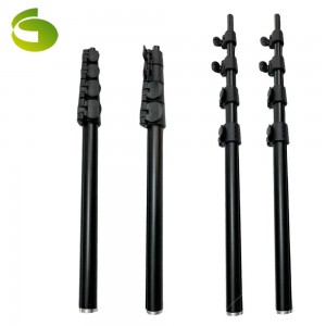 OEM Custom Light Weight Durable Carbon Fiber 15m branch trimmer available telescopic pole