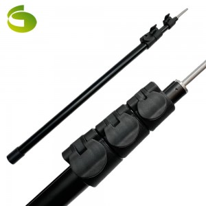 Custom Portable Carbon Fiber Tube extendable branch trimmer Telescopic Pole