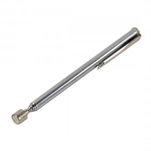 Portable Silver Telescopic Magnetic Pick up Rod Tool Extension Stick