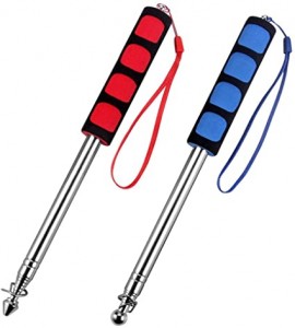 Wholesale Stainless Steel Retractable Tour Guide telescopic Flag pole