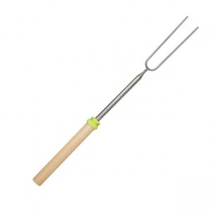 China strength telescopic rod factory wholesale for sale high quality stainless steel  BBQ fork