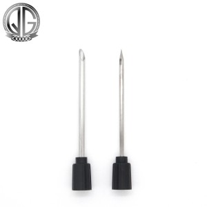 Customized Stainless Steel  Needle with Rubber Base for Equipment use
