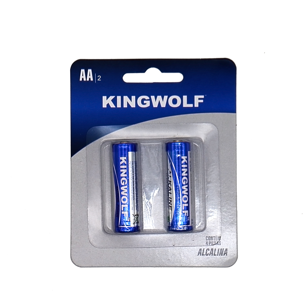 1.5v aa lr6 am3 alkaline battery with 2 blisers
