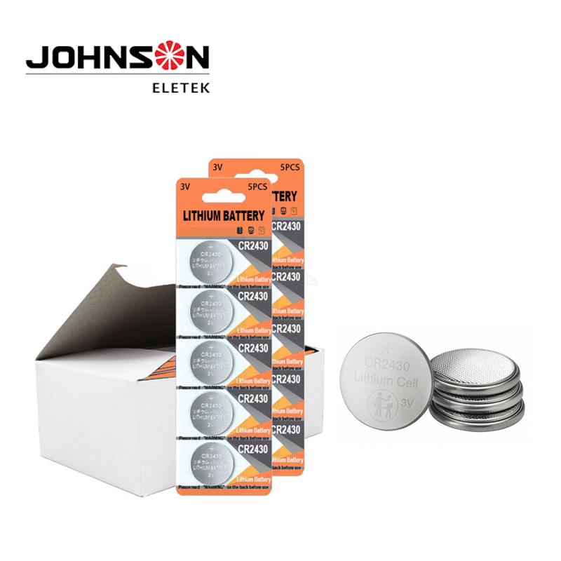 Hot-selling 2.5v Button Battery - CR2430 Premium Batteries Lithium 3V Coin Cell Battery Child-Safe – Johnson