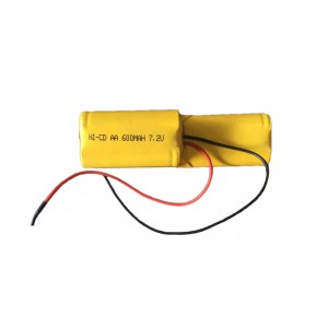 AA Rechargeable Battery NiCd 1.2V Battery Pack for Solar Lights, Garden Lights