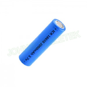 Best Price for Rechargeable 18650 Lithium Ion Battery 3.7v 2200 - 18650 Lithium Ion Battery 3.7v 2000 – Johnson